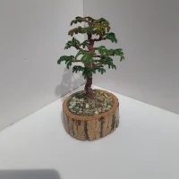 ماکت رومیزی بونسای زینتی مدل استوایی ساخته گلپایگان