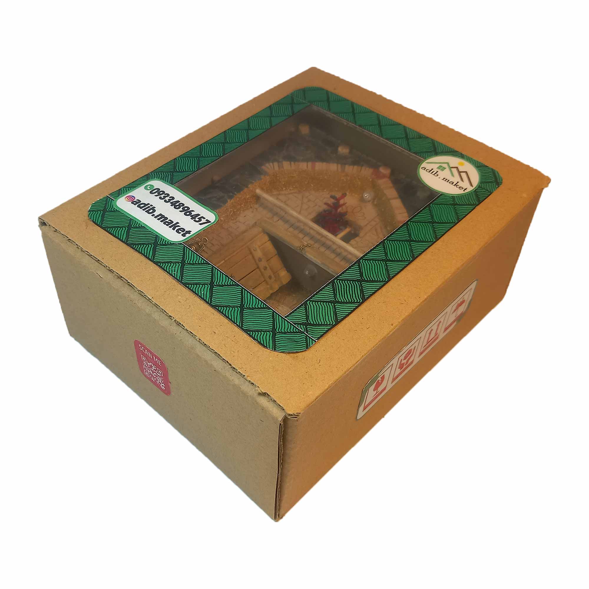 adib-maket-kashaneh-model-packaging بسته بندی مقوایی ماکت دیواری مدل کاشانه ادیب ماکت