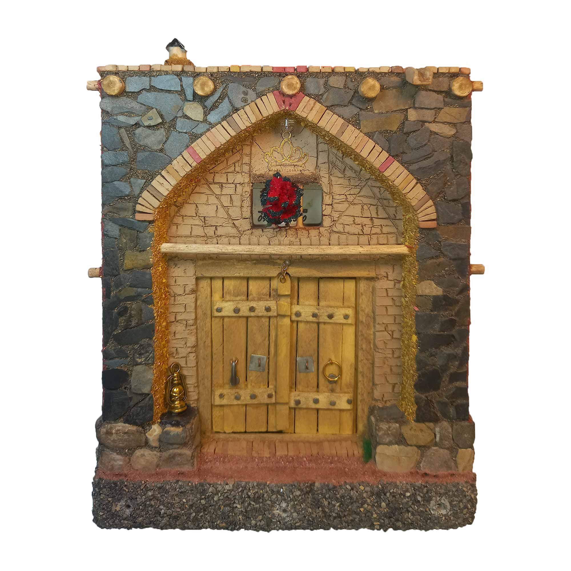 adib-maket-stone-wall-kashaneh-model ماکت دیوار و درب سنگی مدل کاشانه ادیب ماکت