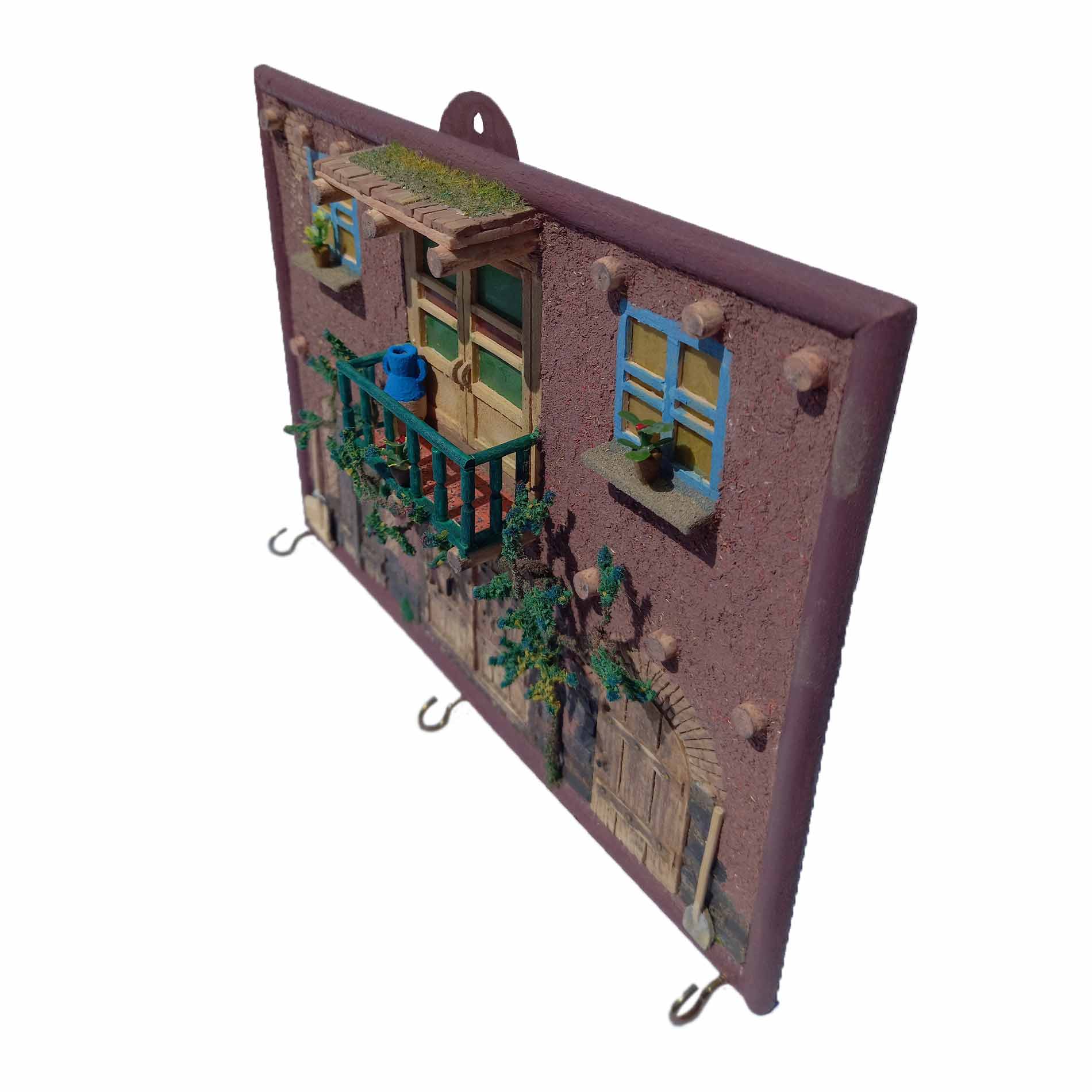 adib-maket-miniature-wall-with-balcony ماکت دیوار روستایی با ایوان کوچک و جزئیات